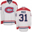 Reebok Montreal Canadiens 31 Men's Carey Price Premier White Away NHL Jersey