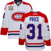 Reebok Montreal Canadiens 31 Men's Carey Price Premier White Heritage Classic NHL Jersey