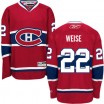 Reebok Montreal Canadiens 22 Men's Dale Weise Premier Red Home NHL Jersey