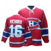 CCM Montreal Canadiens 16 Men's Henri Richard Authentic Red Throwback NHL Jersey