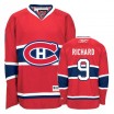 Reebok Montreal Canadiens 9 Men's Maurice Richard Premier Red Home NHL Jersey