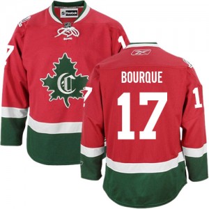 Reebok Montreal Canadiens 17 Men's Rene Bourque Authentic Red New CD Third NHL Jersey
