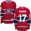 Reebok Montreal Canadiens 17 Men's Rene Bourque Premier Red Home NHL Jersey