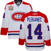 Reebok Montreal Canadiens 14 Men's Tomas Plekanec Premier White Heritage Classic NHL Jersey