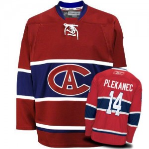 Reebok Montreal Canadiens 14 Men's Tomas Plekanec Premier Red New CA NHL Jersey