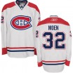 Reebok Montreal Canadiens 32 Men's Travis Moen Premier White Away NHL Jersey