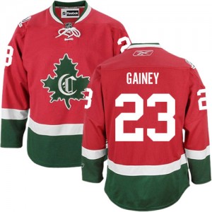 Reebok Montreal Canadiens 23 Men's Bob Gainey Authentic Red New CD Third NHL Jersey