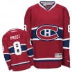 Reebok Montreal Canadiens 8 Men's Brandon Prust Authentic Red Home NHL Jersey