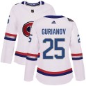 Adidas Montreal Canadiens Women's Denis Gurianov Authentic White 2017 100 Classic NHL Jersey