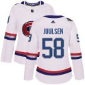 Adidas Montreal Canadiens Women's Noah Juulsen Authentic White 2017 100 Classic NHL Jersey