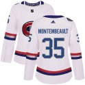 Adidas Montreal Canadiens Women's Sam Montembeault Authentic White 2017 100 Classic NHL Jersey