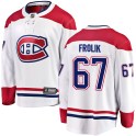 Fanatics Branded Montreal Canadiens Men's Michael Frolik Breakaway White Away NHL Jersey