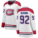 Fanatics Branded Montreal Canadiens Women's Nicolas Beaudin Breakaway White Away NHL Jersey