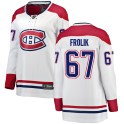 Fanatics Branded Montreal Canadiens Women's Michael Frolik Breakaway White Away NHL Jersey
