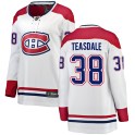 Fanatics Branded Montreal Canadiens Women's Joel Teasdale Breakaway White Away NHL Jersey