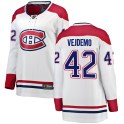 Fanatics Branded Montreal Canadiens Women's Lukas Vejdemo Breakaway White Away NHL Jersey
