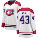 Fanatics Branded Montreal Canadiens Women's Jordan Weal Breakaway White Away NHL Jersey