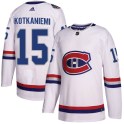 Adidas Montreal Canadiens Men's Jesperi Kotkaniemi Authentic White 2017 100 Classic NHL Jersey