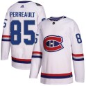 Adidas Montreal Canadiens Men's Mathieu Perreault Authentic White 2017 100 Classic NHL Jersey