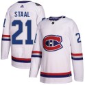 Adidas Montreal Canadiens Men's Eric Staal Authentic White 2017 100 Classic NHL Jersey