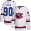 Adidas Montreal Canadiens Men's Tomas Tatar Authentic White 2017 100 Classic NHL Jersey