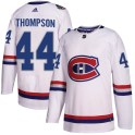 Adidas Montreal Canadiens Men's Nate Thompson Authentic White 2017 100 Classic NHL Jersey