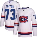 Adidas Montreal Canadiens Men's Tyler Toffoli Authentic White 2017 100 Classic NHL Jersey