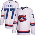 Adidas Montreal Canadiens Youth Brett Kulak Authentic White 2017 100 Classic NHL Jersey