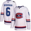 Adidas Montreal Canadiens Youth Chris Wideman Authentic White 2017 100 Classic NHL Jersey