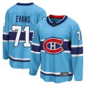 Fanatics Branded Montreal Canadiens Men's Jake Evans Breakaway Light Blue Special Edition 2.0 NHL Jersey