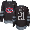 Montreal Canadiens Youth Kaiden Guhle Authentic Black 1917-2017 100th Anniversary NHL Jersey