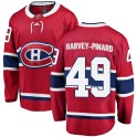 Fanatics Branded Montreal Canadiens Men's Rafael Harvey-Pinard Breakaway Red Home NHL Jersey