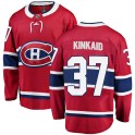 Fanatics Branded Montreal Canadiens Men's Keith Kinkaid Breakaway Red Home NHL Jersey