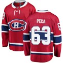 Fanatics Branded Montreal Canadiens Men's Matthew Peca Breakaway Red Home NHL Jersey