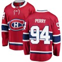 Fanatics Branded Montreal Canadiens Men's Corey Perry Breakaway Red Home NHL Jersey
