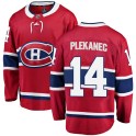 Fanatics Branded Montreal Canadiens Men's Tomas Plekanec Breakaway Red Home NHL Jersey