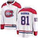 Fanatics Branded Montreal Canadiens Youth Brandon Baddock Breakaway White Away NHL Jersey