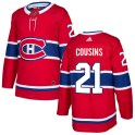 Adidas Montreal Canadiens Men's Nick Cousins Authentic Red Home NHL Jersey