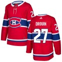 Adidas Montreal Canadiens Men's Jonathan Drouin Authentic Red Home NHL Jersey