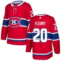 Adidas Montreal Canadiens Men's Cale Fleury Authentic Red ized Home NHL Jersey
