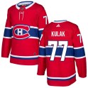 Adidas Montreal Canadiens Men's Brett Kulak Authentic Red Home NHL Jersey