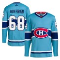 Adidas Montreal Canadiens Men's Mike Hoffman Authentic Light Blue Reverse Retro 2.0 NHL Jersey