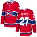 Adidas Montreal Canadiens Youth Karl Alzner Authentic Red ized Home NHL Jersey