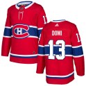 Adidas Montreal Canadiens Youth Max Domi Authentic Red Home NHL Jersey