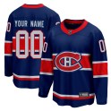 Fanatics Branded Montreal Canadiens Youth Custom Breakaway Blue Custom 2020/21 Special Edition NHL Jersey