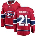 Fanatics Branded Montreal Canadiens Youth Nick Cousins Breakaway Red Home NHL Jersey