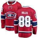 Fanatics Branded Montreal Canadiens Youth Cameron Hillis Breakaway Red Home NHL Jersey