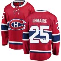 Fanatics Branded Montreal Canadiens Youth Jacques Lemaire Breakaway Red Home NHL Jersey