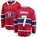 Fanatics Branded Montreal Canadiens Youth Howie Morenz Breakaway Red Home NHL Jersey