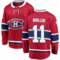 Fanatics Branded Montreal Canadiens Youth Kirk Muller Breakaway Red Home NHL Jersey